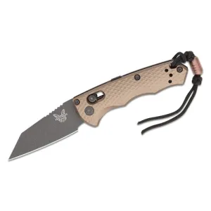 BENCHMADE Full Immunity AXIS Folding Knife 2.49" Wharncliffe Blade | Burnt Bronze Aluminum Handles
