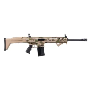PANZER ARMS SCRXII Tactical 12 Gauge 3" 18.5" 5rd Semi-Auto Rifle | FDE + MultiCam