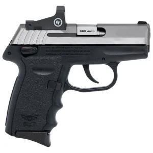 SCCY INDUSTRIES CPX4 RD 380 ACP 3.1" 10rd Pistol w/ Crimson Trace Red Dot - Stainless / Black