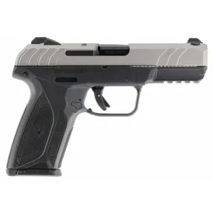 RUGER Security-9 9mm 4" 15rd Pistol - Silver Cerakote / Black
