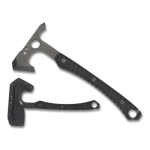 SPYDERCO Warrior Hawk G-10 Black D2 Plain Edge