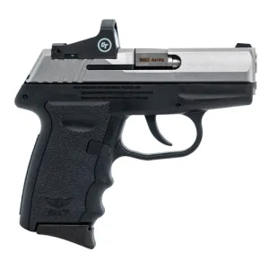 SCCY INDUSTRIES CPX3 RD 380ACP 3.1" 10rd Pistol w/ Crimson Trace Red Dot - Stainless / Black