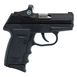 SCCY INDUSTRIES CPX3 380ACP 3.1" 10rd Pistol w/ Crimson Trace CTS1500 Red Dot - Black