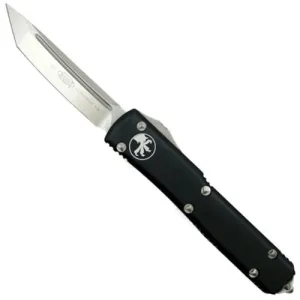 MICROTECH KNIFE UltraTech OTF Auto Knife Contoured T/E Distressed Black Apocalyptic
