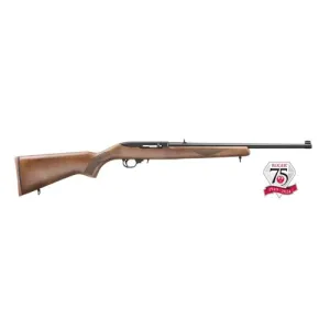 RUGER 10/22 22LR 75TH ANNIVERSARY 18.5" 10rd - Walnut
