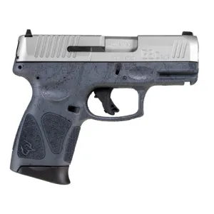 TAURUS G3C 9mm 3.2" 12rd Pistol - Stainless w/ Grey Splatter Frame
