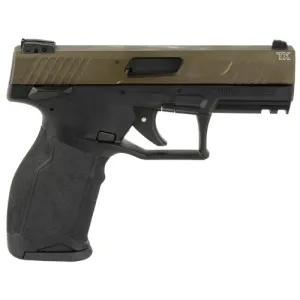 TAURUS TX22 22LR 4.1" 16rd Pistol w/ Threaded Barrel - Burnt Bronze / Black