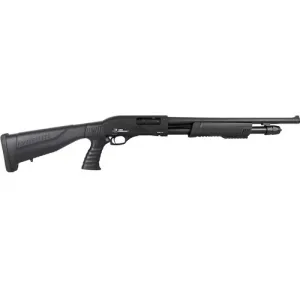IVER JOHNSON PAS12 Turkey 12 Gauge 3" 24" 4rd Pump Shotgun w/ Pistol Grip - Black