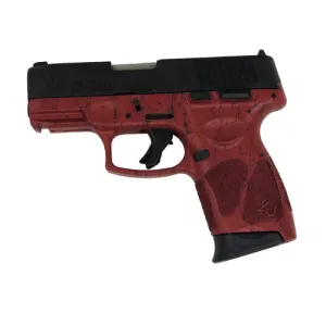 TAURUS G3C 9mm 3.26" 10+1 Pistol - Ruby Red Splatter Frame
