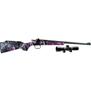 KEYSTONE Crickett 22 LR 16" Single Shot Bolt Rifle w/ Scope - Muddy Girl Synthetic