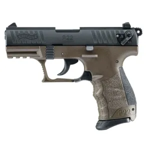 WALTHER ARMS P22 22LR Military 3.2" 10rd Threaded Barrel