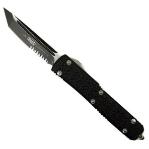 MICROTECH KNIVES 123-2 Ultratech T/E OTF Auto Knife, Black Combo Bl