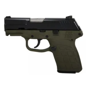 KELTEC PF-9 9mm 3.1" 7rd Blued/OD Green Grips
