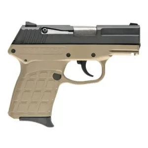 KELTEC PF-9 9mm 3.1" 7rd Blued/Tan Polymer Grips
