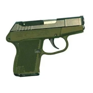 KELTEC P-3AT 380 ACP 2.76" 6rd Parkerized/Green Grips