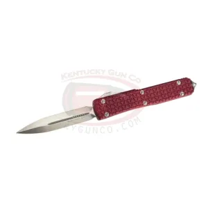 MICROTECH KNIVES Ultratech OTF 3.4" Double Edge Satin Standard Red