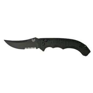 BENCHMADE Bedlam 4" Scimitar Serrated Edge Coated Finish