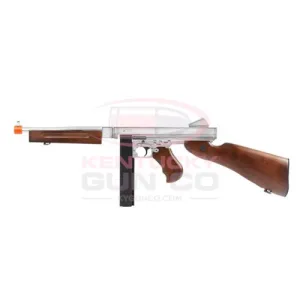 KING ARMS Thompson M1A1 AEG Airsoft SMG, Silver