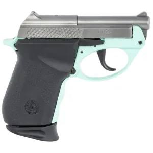 TAURUS PT-22 22 LR 2.8" 8rd Tip-Up Pistol w/ Manual Thumb Safety - Cyan / Stainless