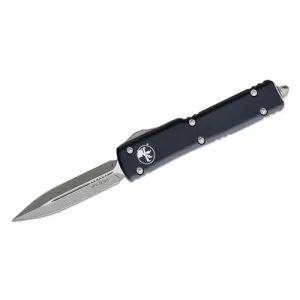 MICROTECH UTX-70 AUTO OTF Knife 2.4" Apocalyptic Double Edge Dagger - Black