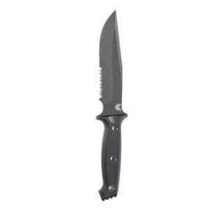 BENCHMADE SERRATED COATED CLIP-POINT 6.44" 154CM BLADE
