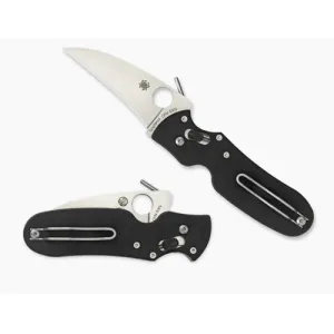 SPYDERCO P'Kal G-10 Black Plain Edge