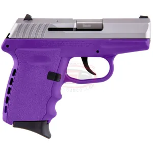 SCCY INDUSTRIES CPX-2 TTPU 9mm 3.1" SS 10rd Purple Grip
