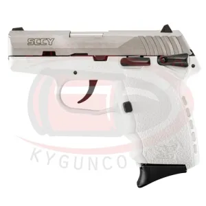 SCCY INDUSTRIES CPX-1 9mm 3.1" Stainless 10rd White Grip