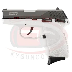 SCCY INDUSTRIES CPX-1 CBWT 9mm 3.1" Black 10rd White Grip