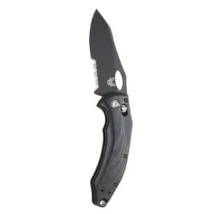 BENCHMADE Loco 3.68" Reverse Tanto Serrated Edge Coated