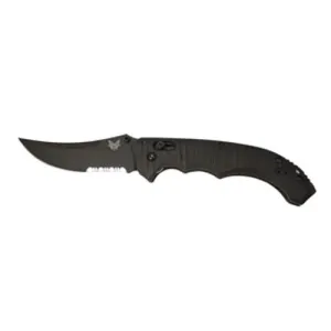 BENCHMADE Bedlam 9.76" Scimitar Serrated Edge Coated