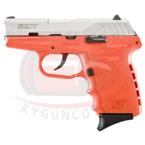 SCCY INDUSTRIES CPX-2 TTOR 9mm 3.1" SS 10rd Orange Grip