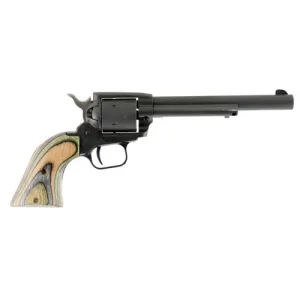 HERITAGE Rough Rider 22 LR / Mag 6.5" 6rd Single Action Revolver - Black