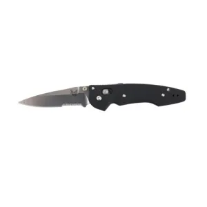 BENCHMADE Emissary 3.45" Drop Point Serrated Edge Satin