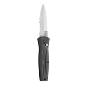 BENCHMADE Stimulus 2.99" Spear Point Coated Serrated Edge