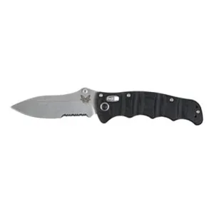 BENCHMADE Nakamura AXIS 3.08" Drop Point Satin Serrated Edge