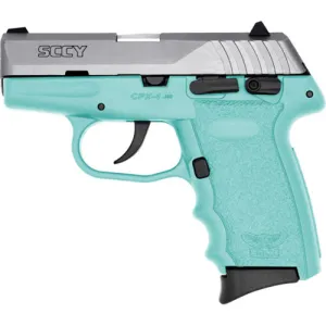 SCCY INDUSTRIES CPX-4 380 ACP 2.96" 10rd Pistol - Nickel | Sky Blue
