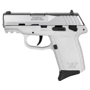 SCCY INDUSTRIES CPX-1 9mm 3.1" 10rd Pistol - Stainless / White