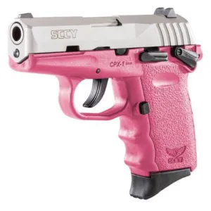SCCY INDUSTRIES CPX-1 G3 9mm 3.1" 10rd Pistol - Stainless / Pink