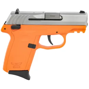 SCCY INDUSTRIES CPX-1 9mm 3.1" 10rd Pistol - Stainless / Orange