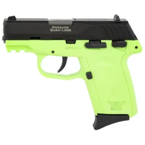 SCCY CPX1-CB G3 3.1" 10rd Pistol - Black / Lime