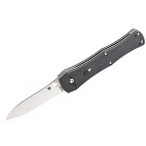 SPYDERCO Janisong "RESTRICTED" G-10 Black Plain Edge