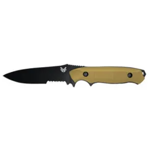 BENCHMADE Nimravus 4.5" Drop Point Coated Finish Serrated