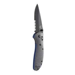 BENCHMADE Griptilian 3.45" Drop Point Serrated Edge Coated