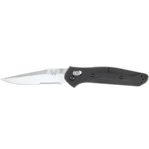 BENCHMADE 943 3.4" Clip Point Serrated Edge Satin Finish