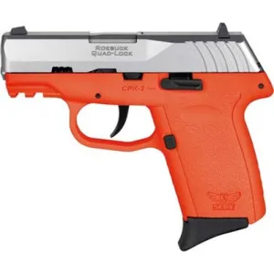 SCCY INDUSTRIES CPX-2 9mm 3.1" 10rd Pistol - Stainless / Orange