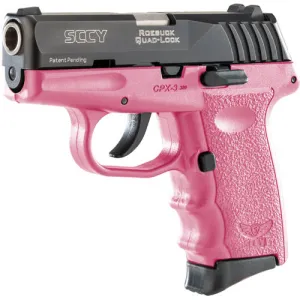 SCCY INDUSTRIES CPX-3 380 ACP 3.1" 10rd Pistol - Black | Pink