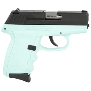 SCCY INDUSTRIES CPX-3CB 380ACP 2.96" 10rd Pistol - Sky Blue / Black