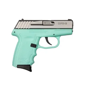 SCCY INDUSTRIES CPX-3TT 380 ACP 3" 10rd DAO Pistol - Stainless / Blue