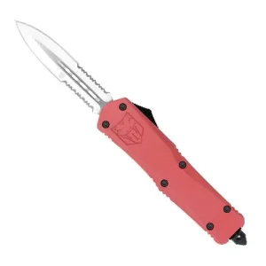 COBRATEC Large FS-X Red Generation 3 Dagger 2 Sided Serrate